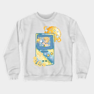 Anime Handheld Pixel Art Crewneck Sweatshirt